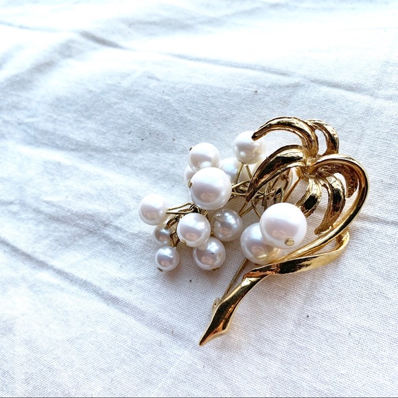 Vintage 1920s Art Deco Palm Tree Brooch - Picture 2 of 7